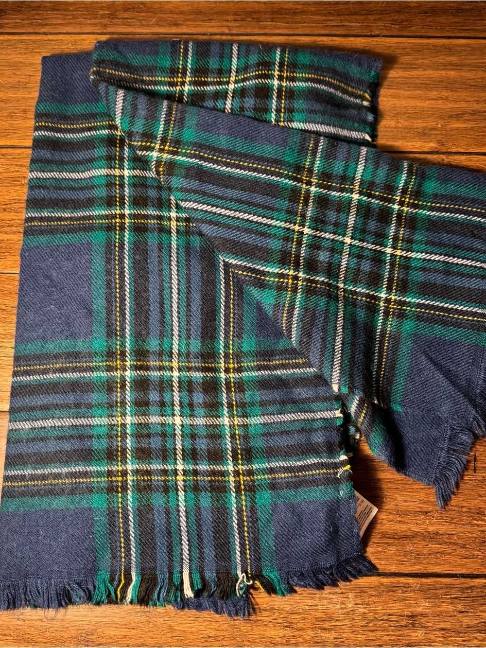 Gap Oversize Blue & Green Scarf 100% Acrylic